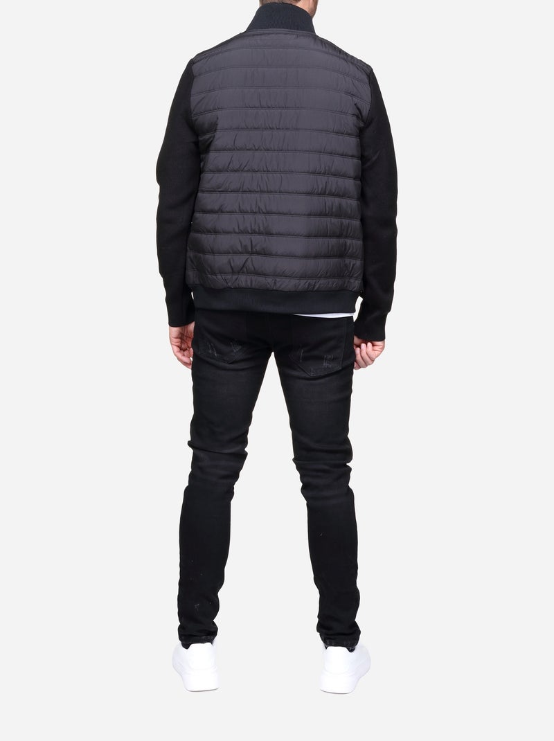 Blouson matelassé - Frilivin Noir - Kiabi
