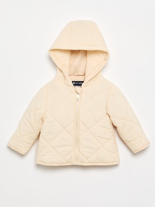 Blouson matelassé à capuche - Kiabi