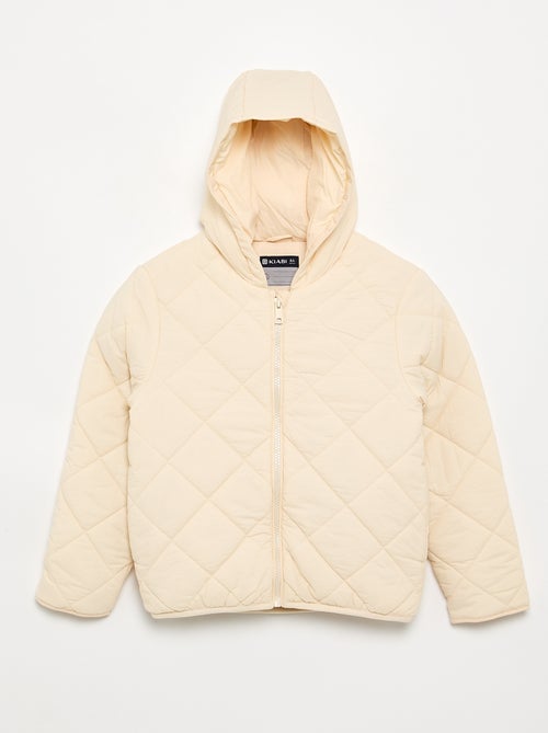 Blouson matelassé à capuche - Kiabi