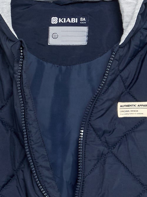 Blouson matelassé à capuche - Kiabi Blouson matelassé à capuche - Kiabi