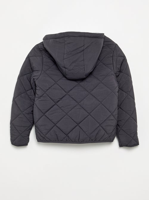 Blouson matelassé à capuche - Kiabi Blouson matelassé à capuche - Kiabi