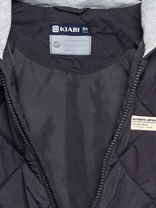 Blouson matelassé à capuche - Kiabi Blouson matelassé à capuche - Kiabi