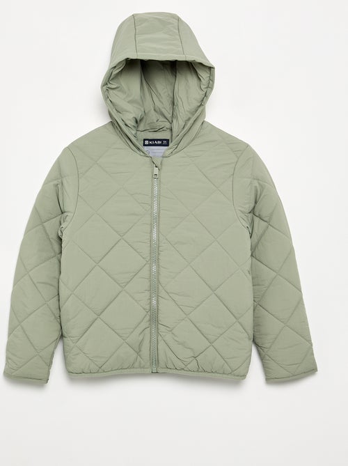 Blouson matelassé à capuche - Kiabi