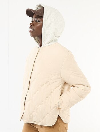 Blouson matelassé avec plastron amovible
