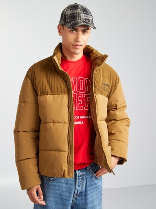 Blouson matelassé avec velours