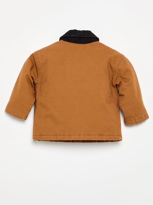 Blouson met contrasterende fluwelen kraag - Kiabi Blouson met contrasterende fluwelen kraag - Kiabi