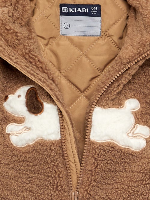 Blouson moutonné - Kiabi Blouson moutonné - Kiabi