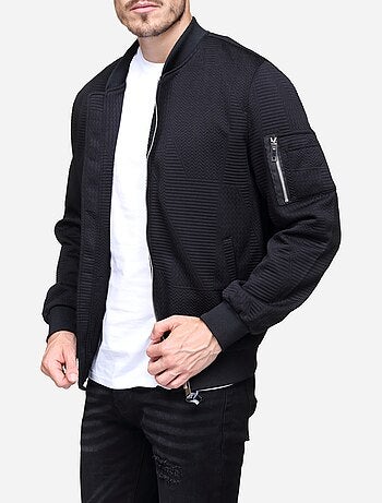 Blouson piqué uni - frilivin