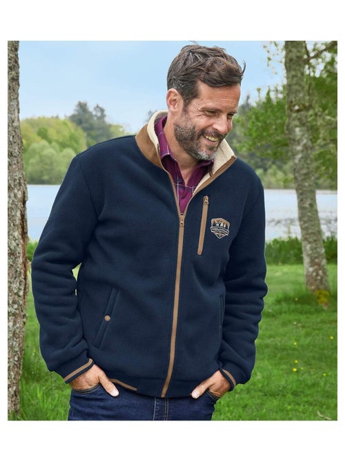 Blouson Polaire et Sherpa Mountain - ATLAS FOR MEN - Kiabi Blouson Polaire et Sherpa Mountain - ATLAS FOR MEN - Kiabi