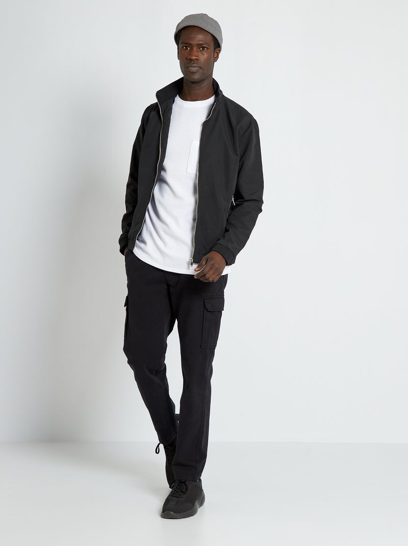 Blouson 'Produkt' noir - Kiabi