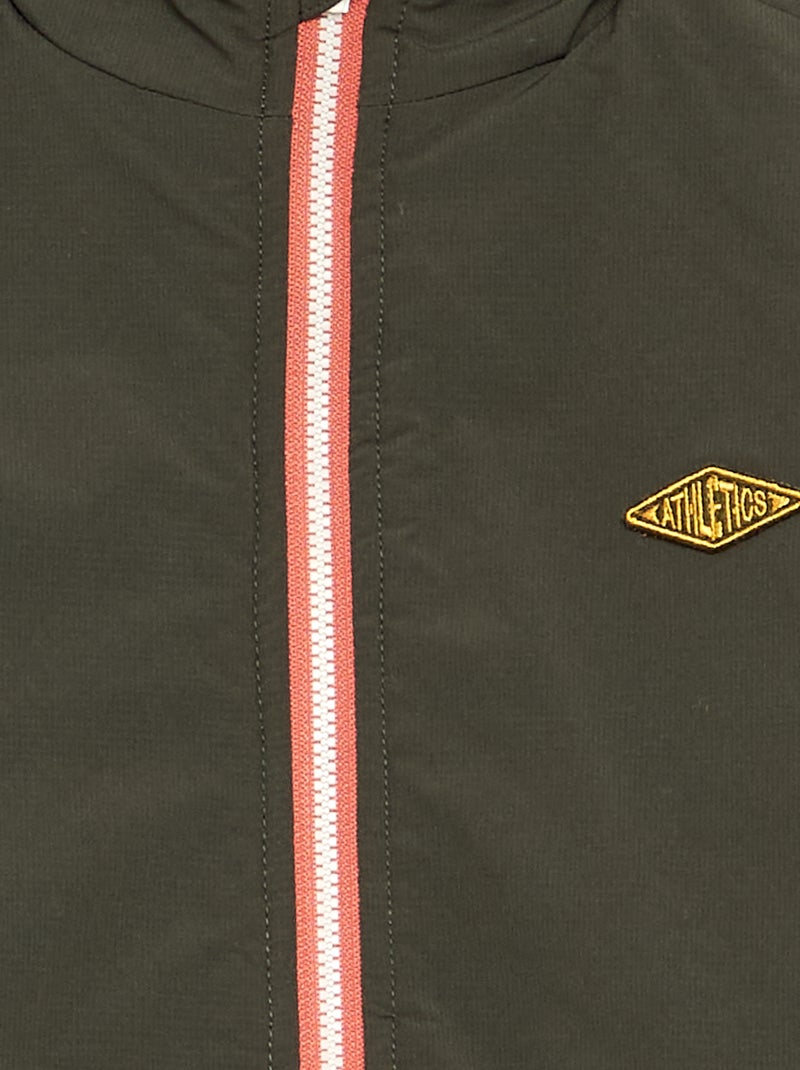Blouson réversible avec un côté effet moutonné Beige - Kiabi