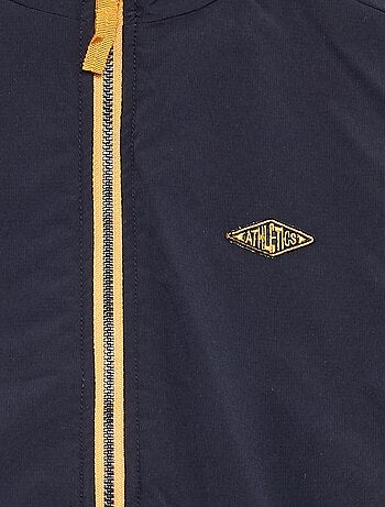 Blouson réversible avec un côté effet moutonné