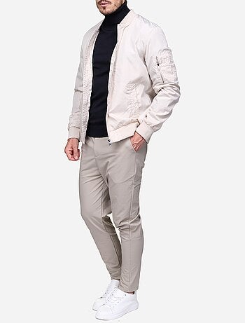 Blouson satin uni