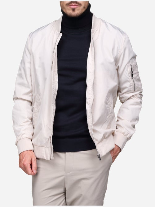 Blouson satin uni - Frilivin - Kiabi