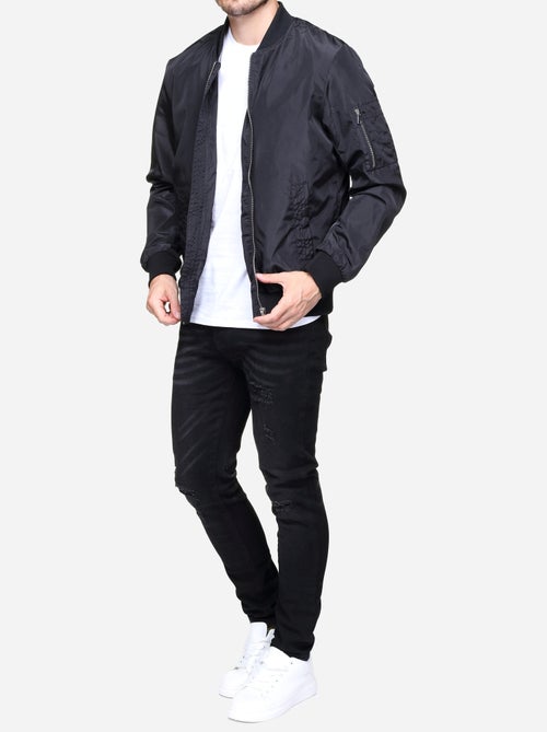 Blouson satin uni - Frilivin - Kiabi Blouson satin uni - Frilivin - Kiabi
