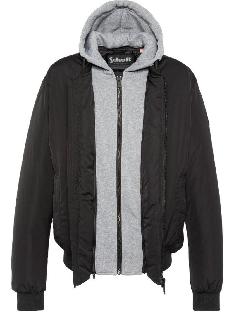 Blouson Schott Noir - Kiabi