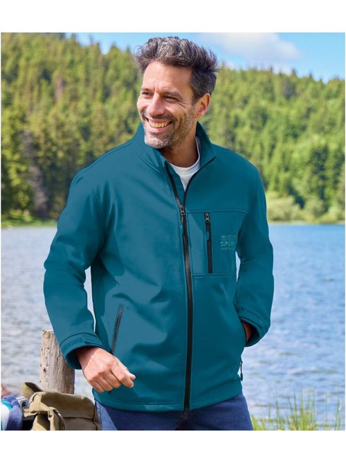 Blouson Softshell Doublé Micropolaire - ATLAS FOR MEN - Kiabi Blouson Softshell Doublé Micropolaire - ATLAS FOR MEN - Kiabi