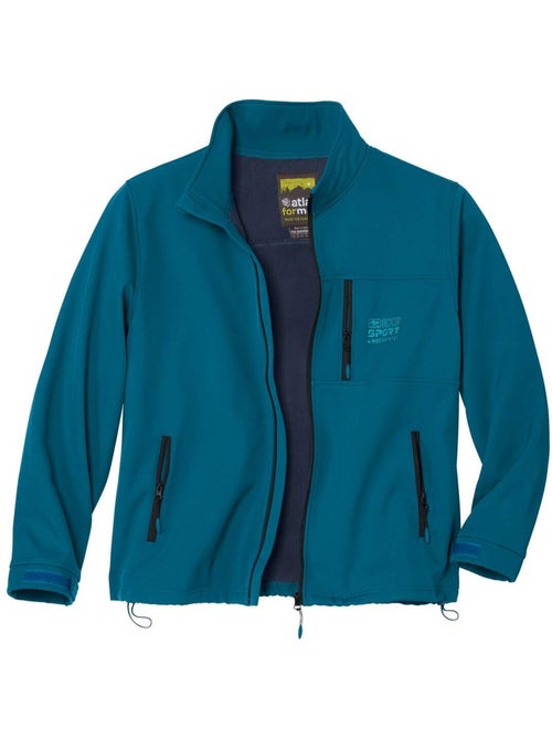 Blouson softshell doublé micropolaire   - atlas for men - Kiabi