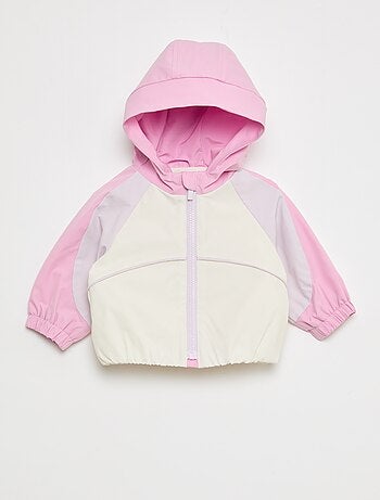 Blouson sportswear zippé à capuche