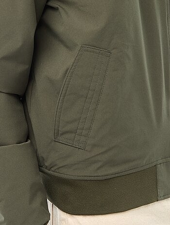 Blouson style aviateur avec poche zippée sur la manche