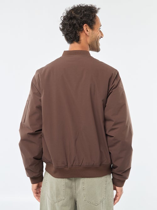 Blouson style aviateur avec poche zippée sur la manche - Kiabi