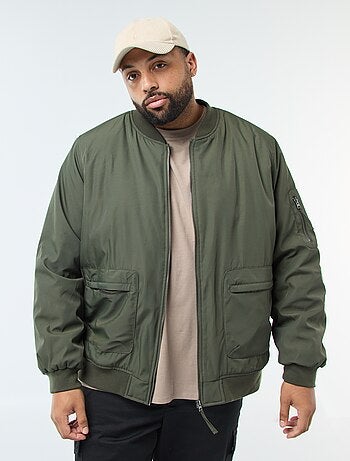 Blouson style aviateur effet satiné