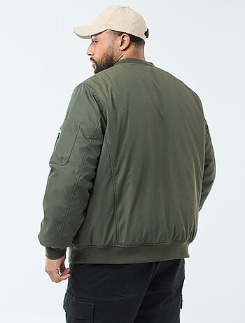 Blouson style aviateur effet satiné