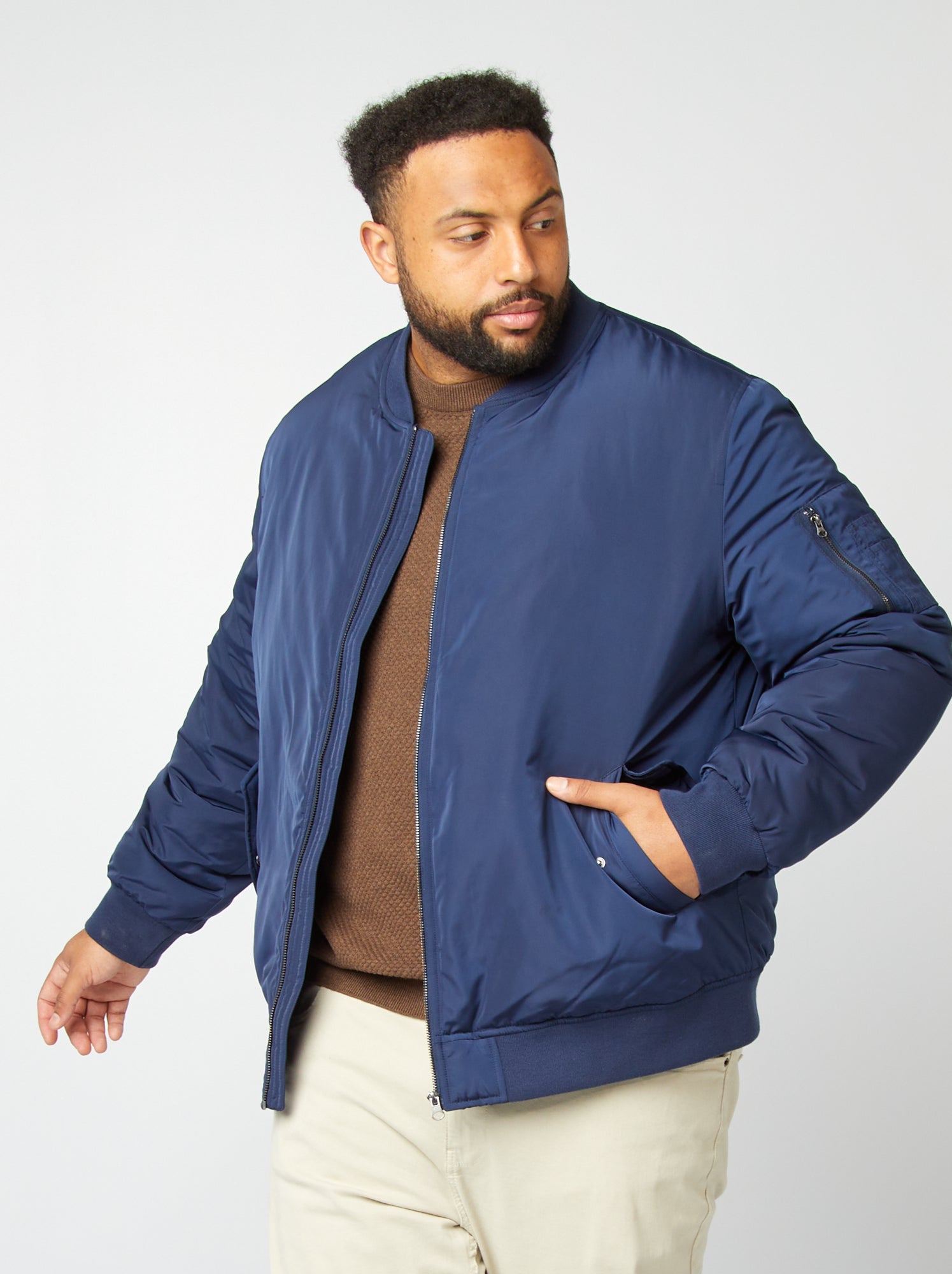 Blouson homme Grande taille homme Kiabi