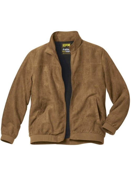 Blouson suédine doublé polaire   - atlas for men - Kiabi