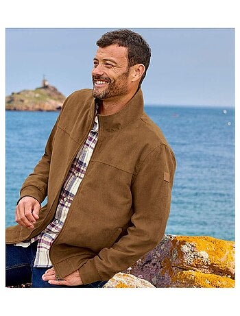 Blouson Suédine Doublé Polaire - ATLAS FOR MEN