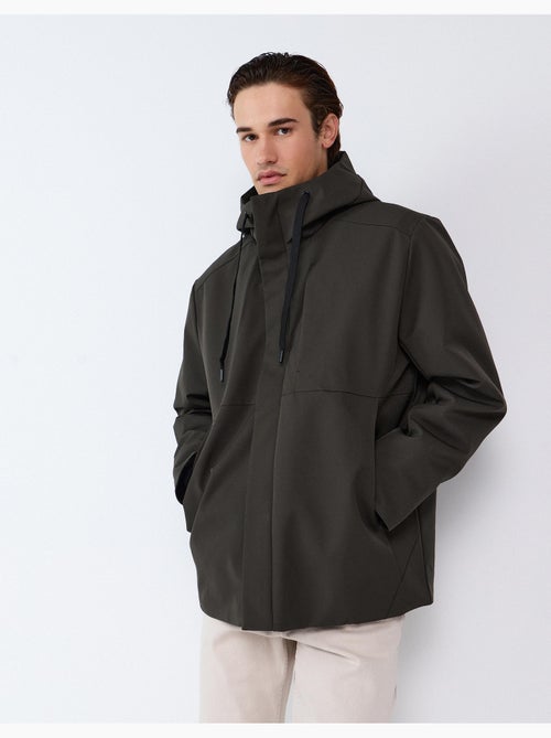 Blouson technique à capuche, mo fashion - Kiabi