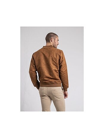 Blouson teddy suédine zegan