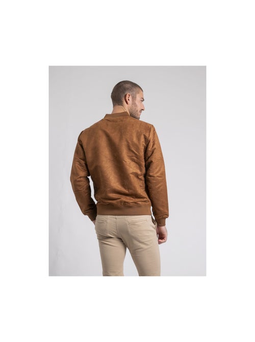 Blouson teddy suédine zegan - Kiabi Blouson teddy suédine zegan - Kiabi