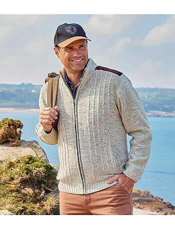 Blouson Tricot Casual Doublé Polaire - ATLAS FOR MEN