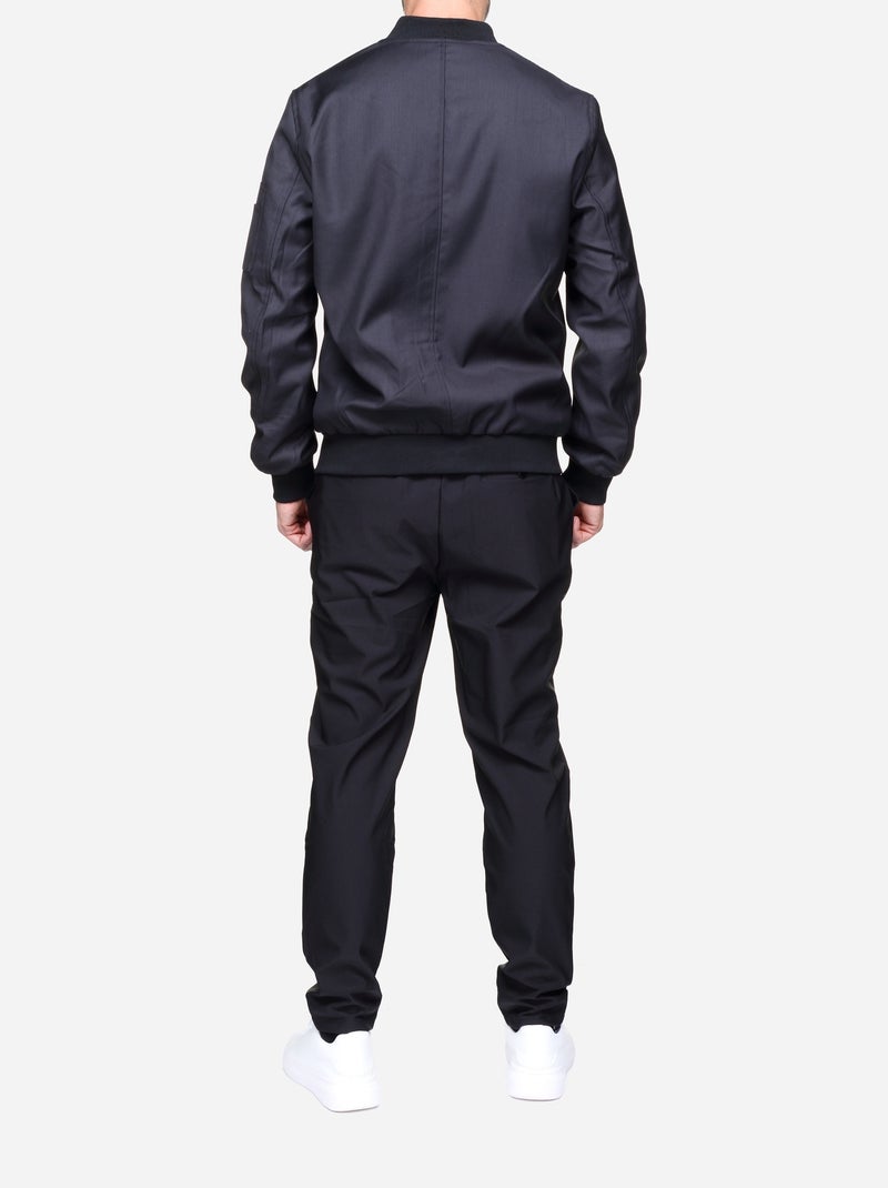 Blouson uni - Frilivin Noir - Kiabi