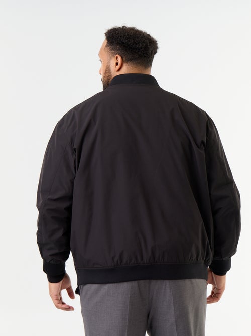 Blouson uni avec ouverture zippée - Kiabi