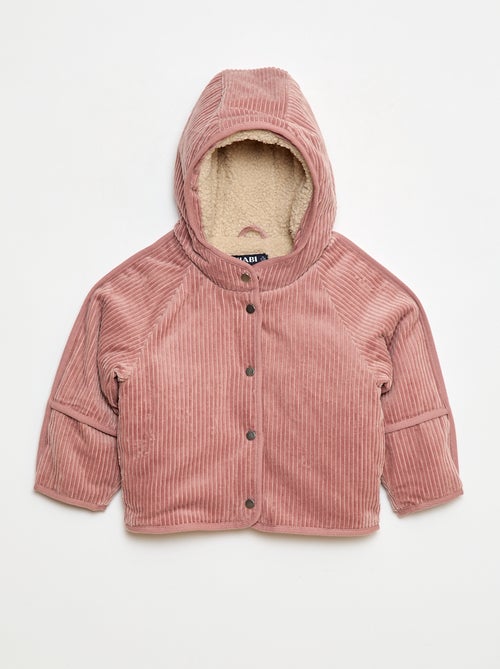 Blouson velours côtelé - Kiabi