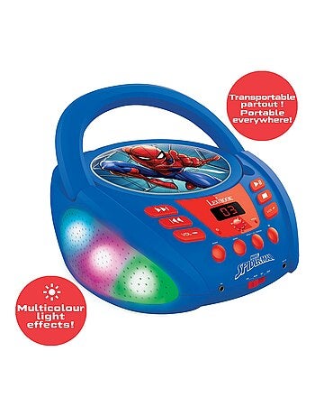 Bluetooth® cd-speler spider-man met lichteffecten
