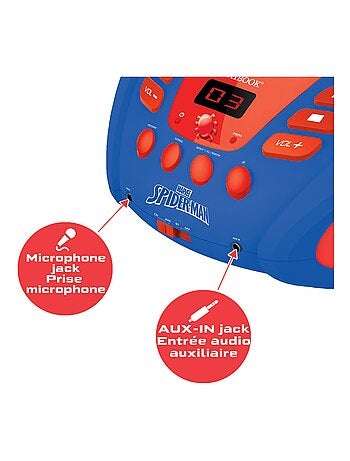 Bluetooth® cd-speler spider-man met lichteffecten