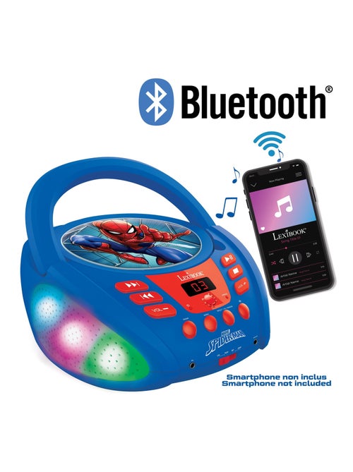 Bluetooth® cd-speler spider-man met lichteffecten - Kiabi