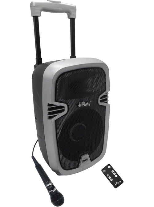 Bluetooth karaoke avec roulettes, lumières et micro - Kiabi Bluetooth karaoke avec roulettes, lumières et micro - Kiabi