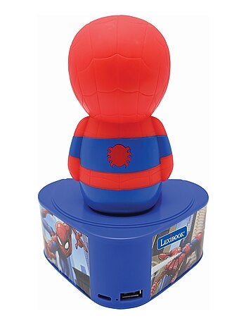 Bluetooth luidspreker met spiderman lichtgevend figuurtje