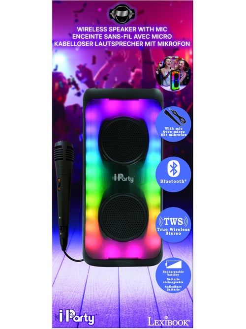 Bluetooth®-speaker met vlameffect en microfoon – groot formaat - Kiabi Bluetooth®-speaker met vlameffect en microfoon – groot formaat - Kiabi