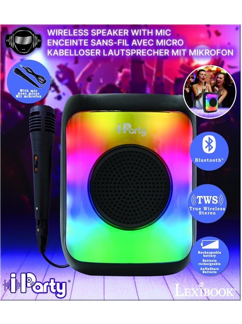 Bluetooth®-speaker met vlameffect en microfoon – klein formaat - Kiabi Bluetooth®-speaker met vlameffect en microfoon – klein formaat - Kiabi
