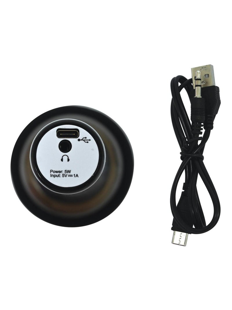Bluetooth/draadloze karaoke microfoon met geluid- en lichteffecten Zwart - Kiabi
