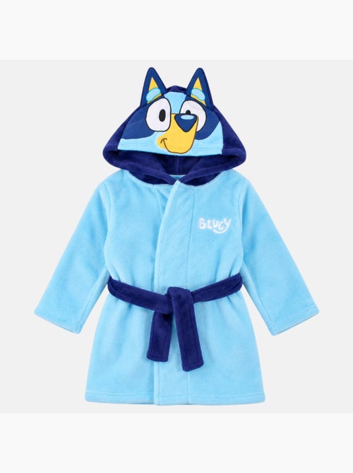 Bluey - peignoir à capuche avec ceinture - Kiabi