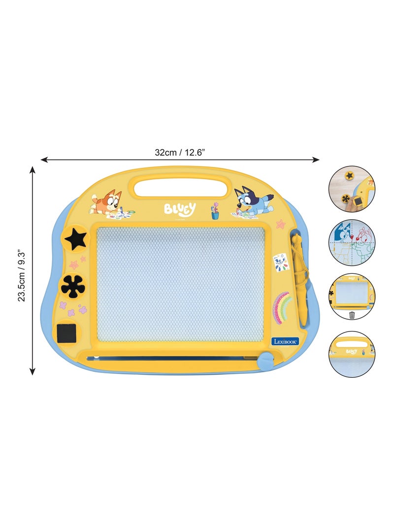 Bluey magnetisch meerkleurig tekenbord met accessoires a5 formaat N.v.t. - Kiabi