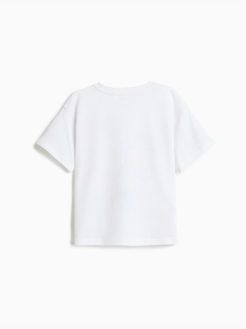 'bluey' print t-shirt, mo fashion Wit - Kiabi