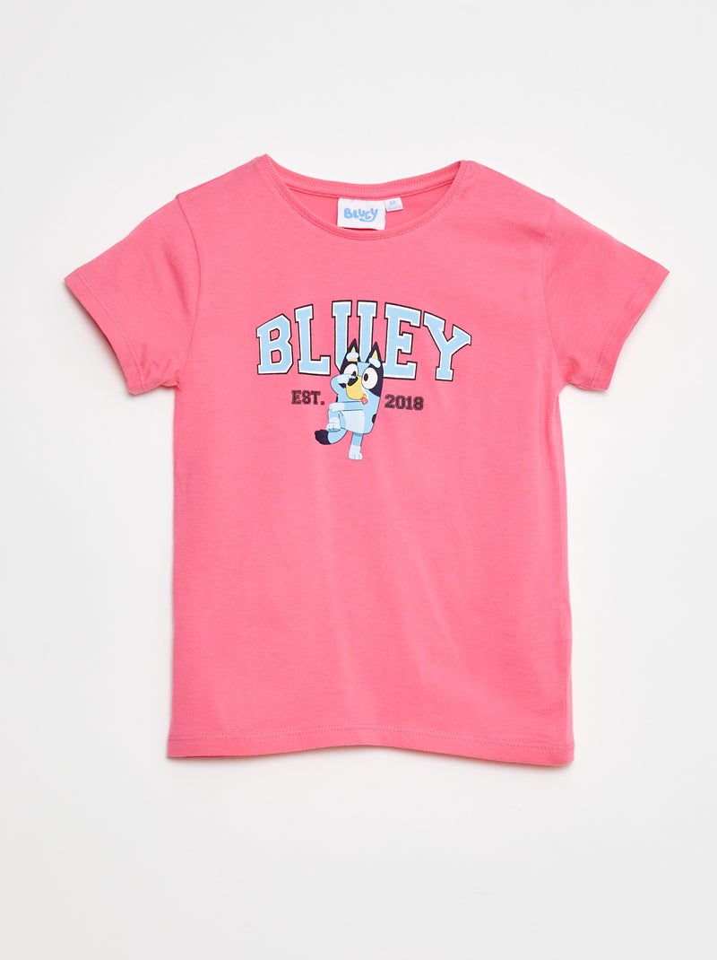 Bluey-T-shirt met korte mouw ROSE - Kiabi