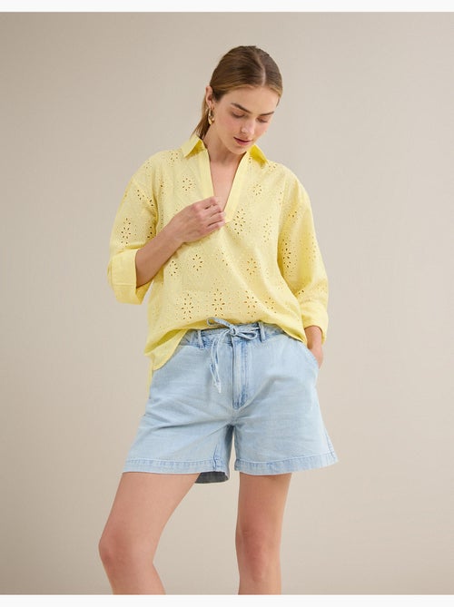 Blus met borduurwerk, MO Fashion - Kiabi